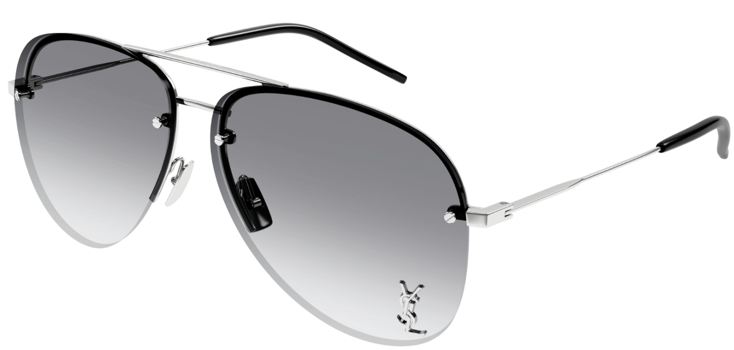 Saint Laurent CLASSIC 11 M 005 Silver/Gray Gradient Unisex Sunglasses