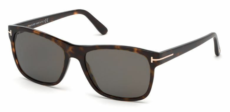 Tom Ford FT 0698 Giulio 52D Dark Havana/Gray Polarized Sunglasses