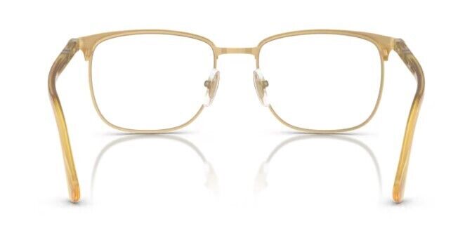 Persol 0PO1021V 1129 Gold - Miele / Clear Square Shape 53mm Unisex Eyeglasses