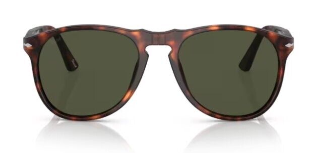 Persol 0PO9649S 24/31 Havana/Green Oval Shaped Men's Sunglasses