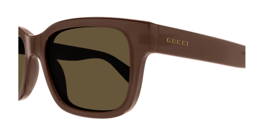 Gucci GG1583S 004 Brown/Brown Square Men's Sunglasses