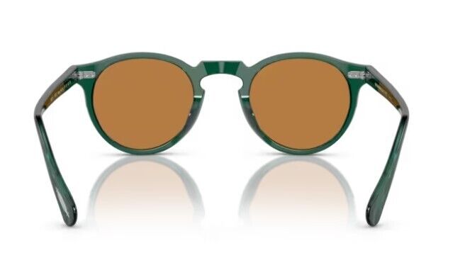 Oliver Peoples 0OV5217S Gregory Peck Sun 176353 Dark Teal/Cognac 47mm Sunglasses