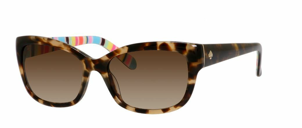 Kate Spade Johanna/S 0X03/Y6 Camel Tortoise Tripe Gradient Sunglasses