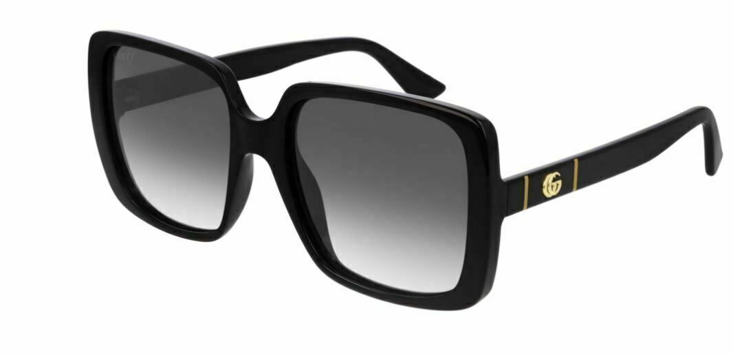 Gucci GG0632S 001 Black Gradient Square  Women's Sunglasses