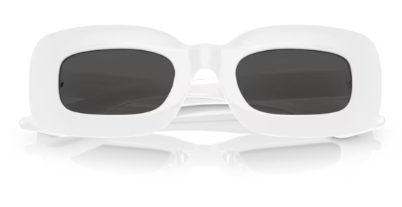 Oliver Peoples 0OV5548SU 1966c 176087 White Grey Rectangle Women's Sunglasses