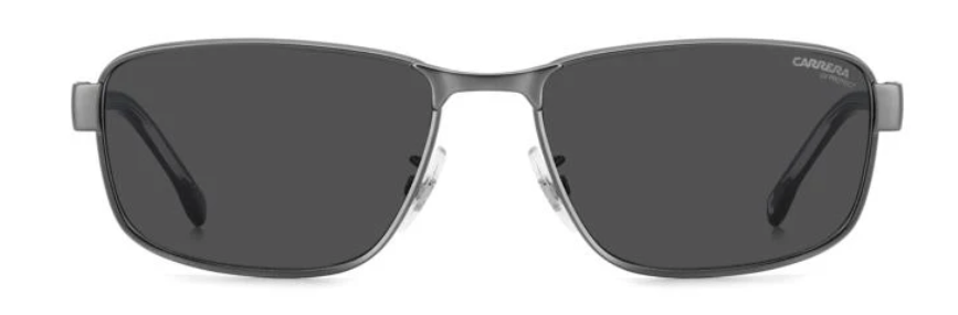 CARRERA C FLEX 09/G/S R-81 Matte Ruthenium/Grey Rectangle Men's Sunglasses