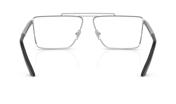 Versace 0VE1295 1000 Silver 59mm Rectangular Men's Eyeglasses