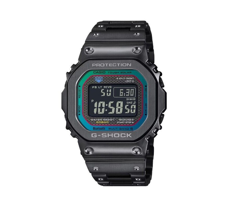 Casio G-Shock Digital Blue Green Stainless Steel Men's Watch GMWB5000BPC-1