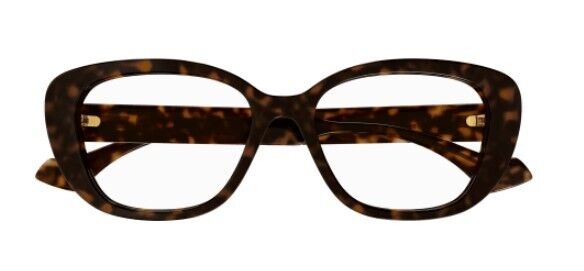 Gucci GG1559OK 002 Havana Rounded Cat Eye Women's Eyeglasses