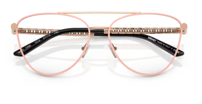 Versace 0VE1296 1515 Pastel Rose 55mm Cat-Eye Women's Eyeglasses