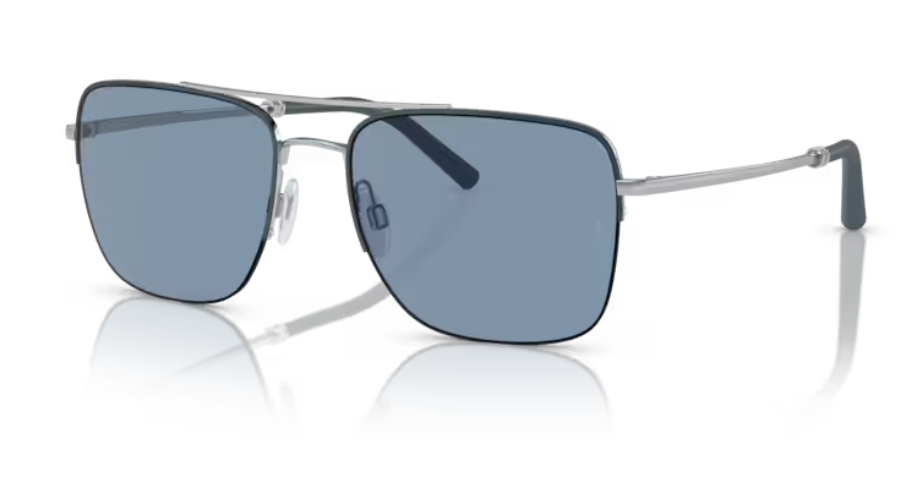 Oliver Peoples 0OV1343S R-2 506380 Blue Ash-Silver/Marine Men's Sunglasses