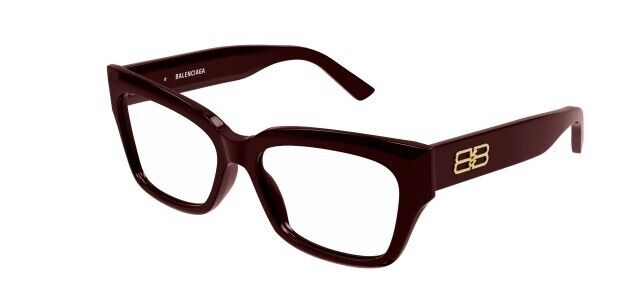 Balenciaga BB0274O 003 Red Cat-Eye Women's Eyeglasses