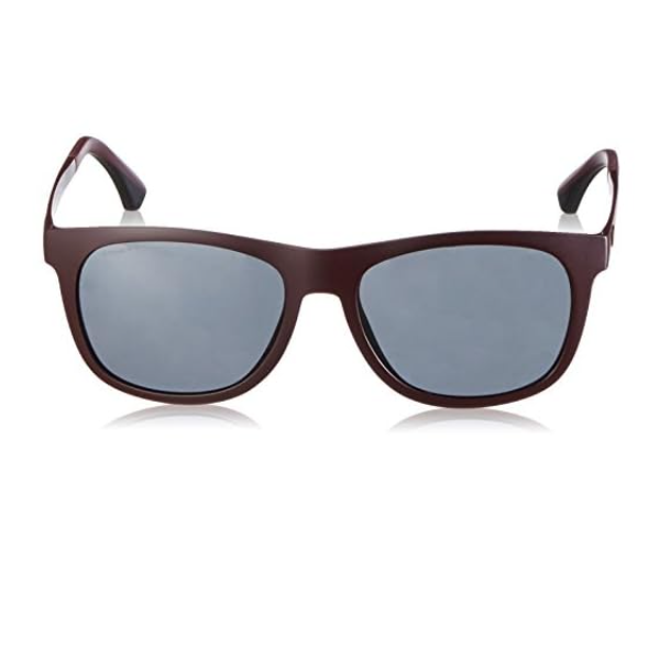 Emporio Armani EA 4034 5261/87 Matte Burgundy/Grey Rectangle Men's Sunglasses