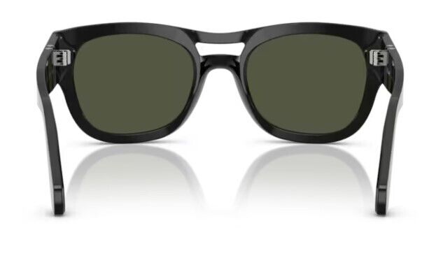 Persol 0PO0064S 95/31 Black/Green Soft Square 54mm Men's Sunglasses