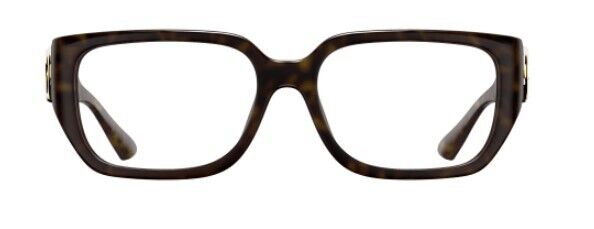 Gucci GG1694OA 002 Havana Rectangular Women's Eyeglasses