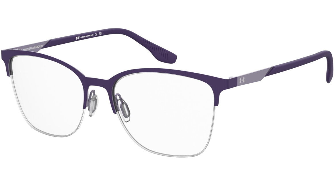 Under Armour UA 5082/G B1P Violet Grey Rectangular Women's Eyeglasses