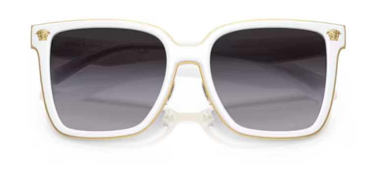 Versace 0VE2278D 314/8G White/Grey Gradient Cat Eye Women's Sunglasses