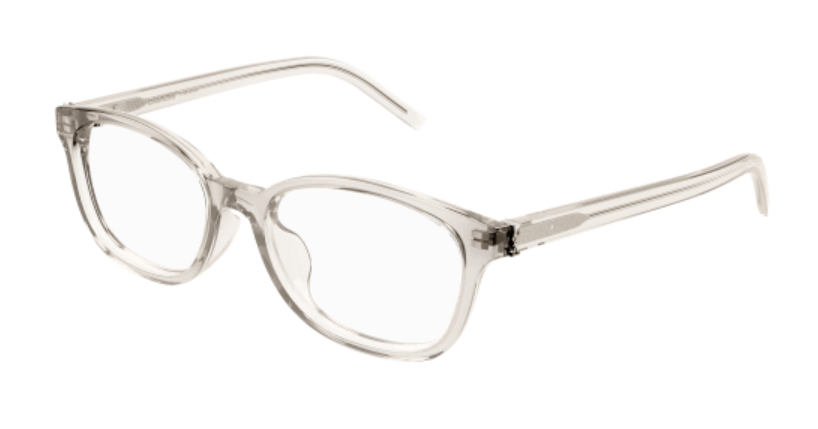 Saint Laurent SL M141/F 006 Beige Small Soft Rectangle Women's Eyeglasses