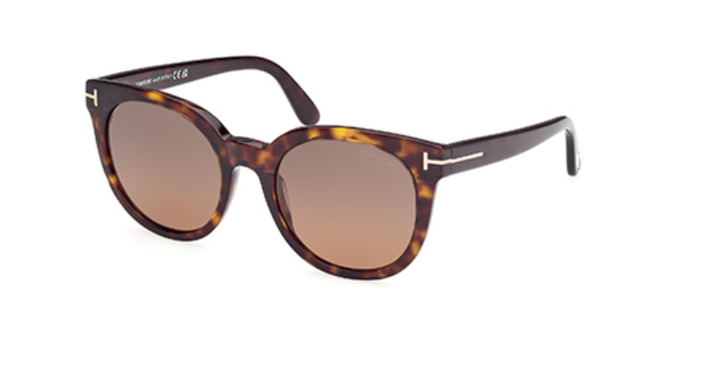 Tom Ford Moira FT1109 52H Brown/Cat eye Polarized Women's Sunglasses