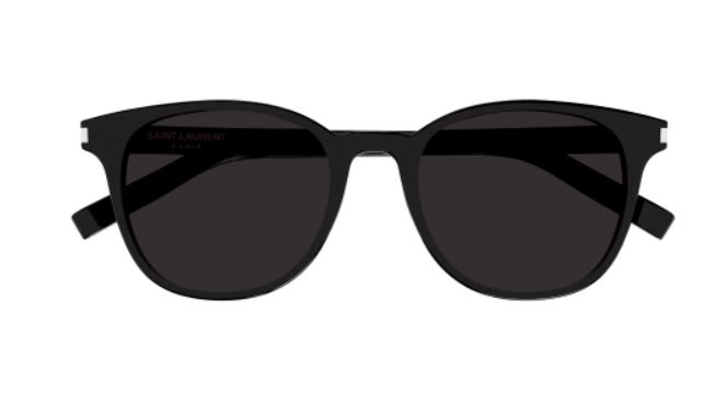 Saint Laurent SL 527 ZOE 001 Black Square Men's Sunglasses