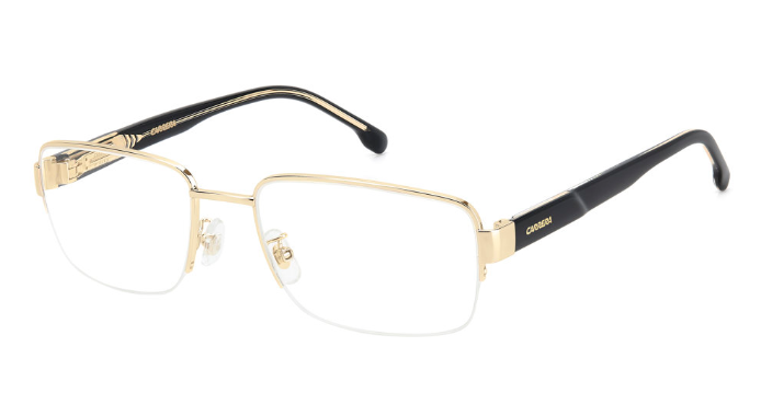 Carrera C FLEX 05/G J5G Gold/Black Rectangular Men's Eyeglasses