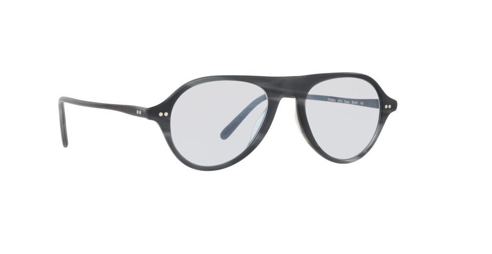 Oliver Peoples 0OV5406U Emet 1676 Semi matte charcoal havana Men's Eyeglasses