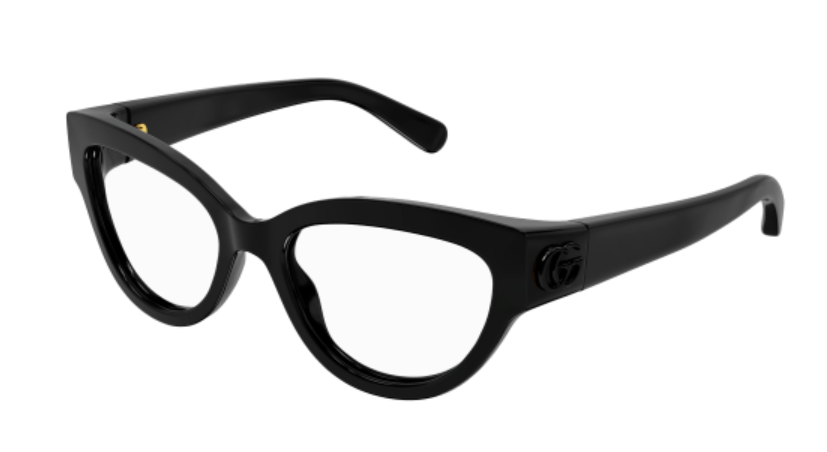 Gucci GG1598O 001 Black Cat Eye Women Eyeglasses