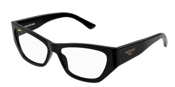 Balenciaga BB0372O 001 Black Cat-Eye Women's Eyeglasses