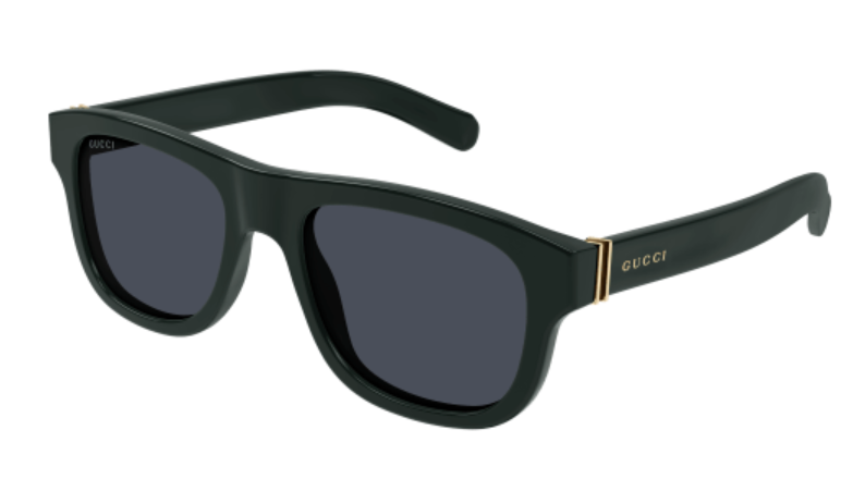 Gucci GG1509S 004 Green/Blue Square Men's Sunglasses