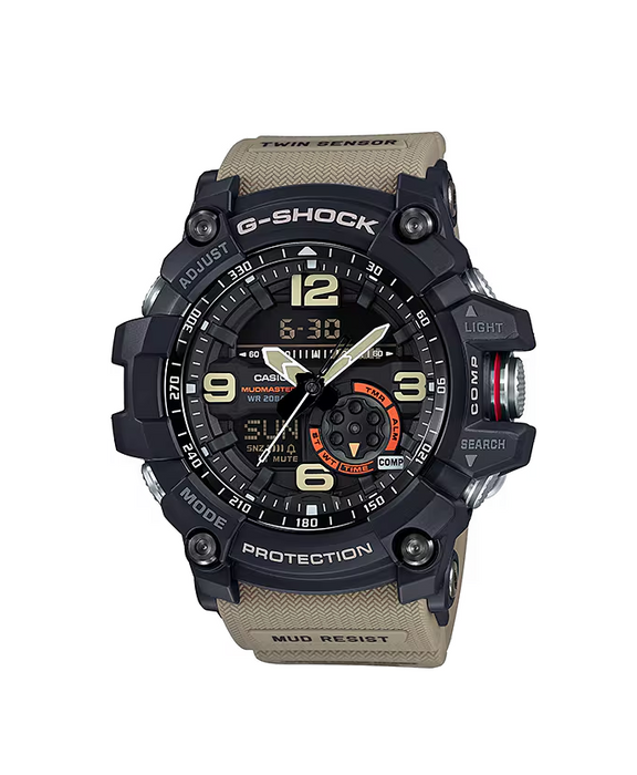 G-Shock Casio Master Of G-Land Mudmaster Black Dial Round Men's Watch GG1000-1A5