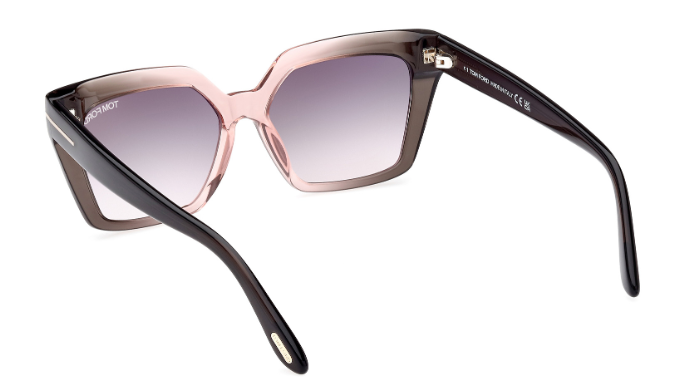 Tom Ford WINONA FT1030 20G Grey-Grey/Brown Gradient/Mirrored Women's Sunglasses