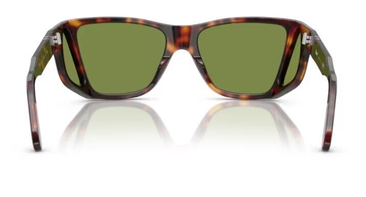 Persol 0PO0009 24/4E Havana/Green Rectangle Shaped Men's Sunglasses