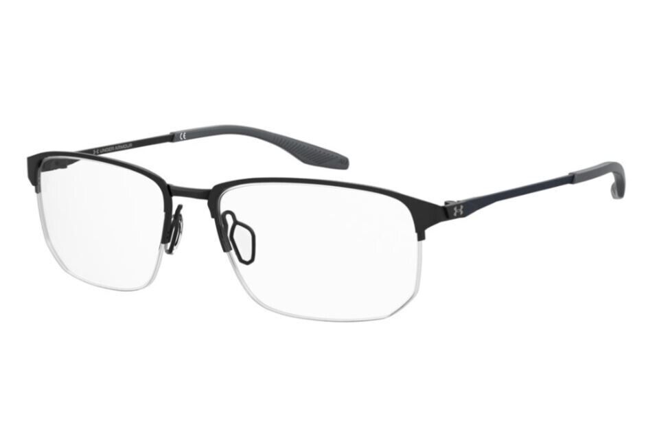 Under Armour  UA 5047/G 0003 Matte Black/Grey Rectangle Unisex Eyeglasses