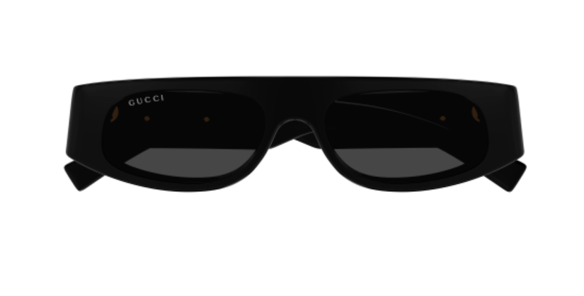 Gucci GG1771S 001 Black/Grey Rectangular Women's Sunglasses