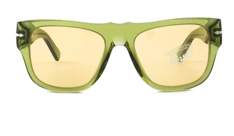 Persol X Dolce & Gabbana OPO 3294S 1165/R6 Green/Yellow Square Men's Sunglasses