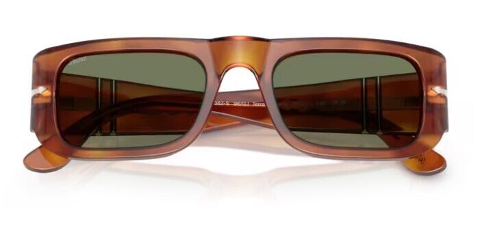 Persol 0PO3362S 96/GJ Terra di siena /Transitions 8 Green Oval Unisex Sunglasses