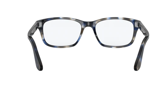 Persol 0PO3012V 1126 Blue Striped Grey/Clear Square Men's Eyeglasses