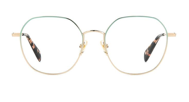 Kate Spade MADISYN/G LKS Gold Blue Round Women's Eyeglasses