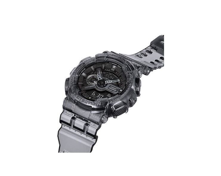 Casio G-Shock Alarm World Time Analog-Digital Black Dial Mens Watch GA-110SKE-8A