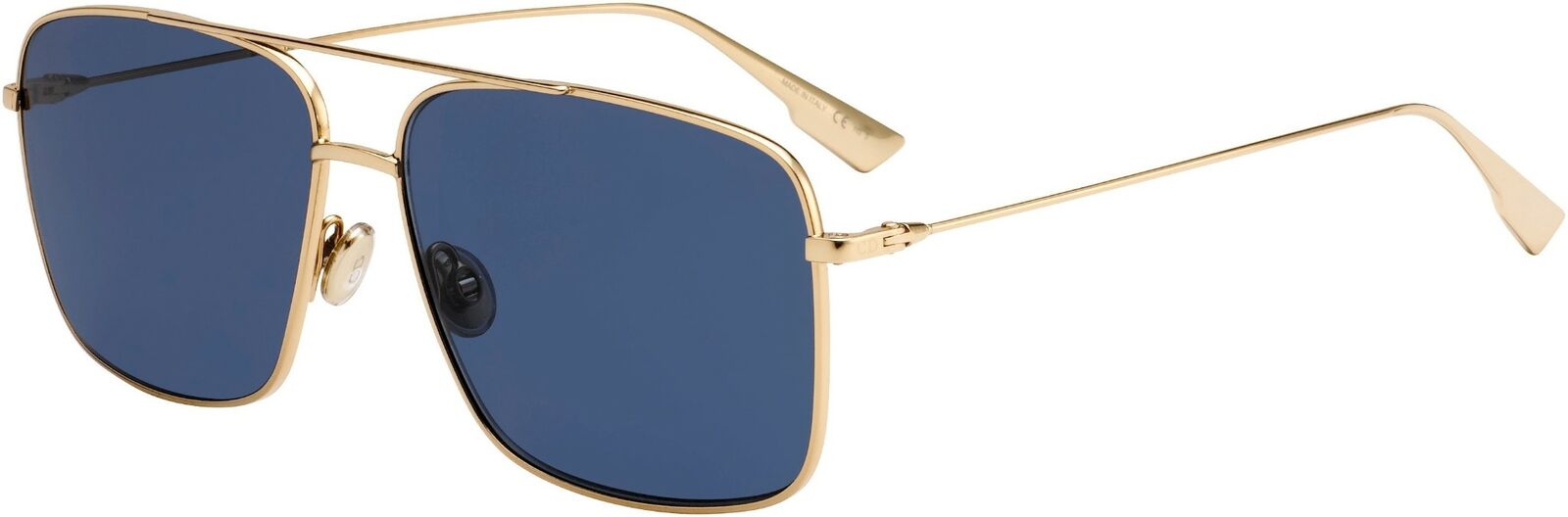 Christian Dior Stellaireo 3/S 0J5G/KU Gold/Blue Square Men's Sunglasses