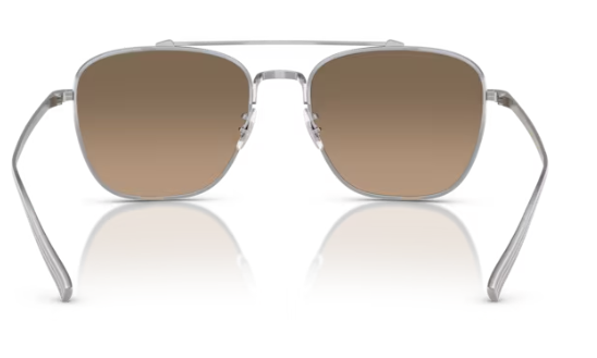 Oliver Peoples 0OV1349ST Avison 5036GN Silver Sandstone Square Men's Sunglasses