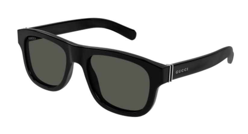 Gucci GG1509S 001 Black/Grey Square Men's Sunglasses