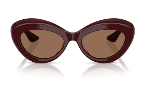 Oliver Peoples 0OV5523SU 178973 Burgundy Brown Cat Eye Women's Sunglasses