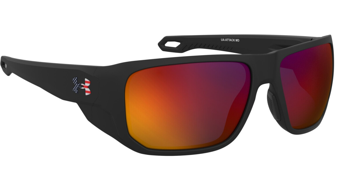 Under Armour UA ATTACK MD SDK B3 Black Multicolor/Infrared Men's Sunglasses