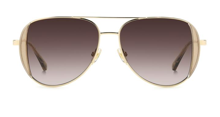 Kate Spade NAVY G/S 4S4 Gold Oval Women's Sunglasses