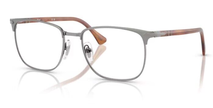 Persol 0PO1021V 1131 Gun Metal/Clear Square Shape 55mm Unisex Eyeglasses