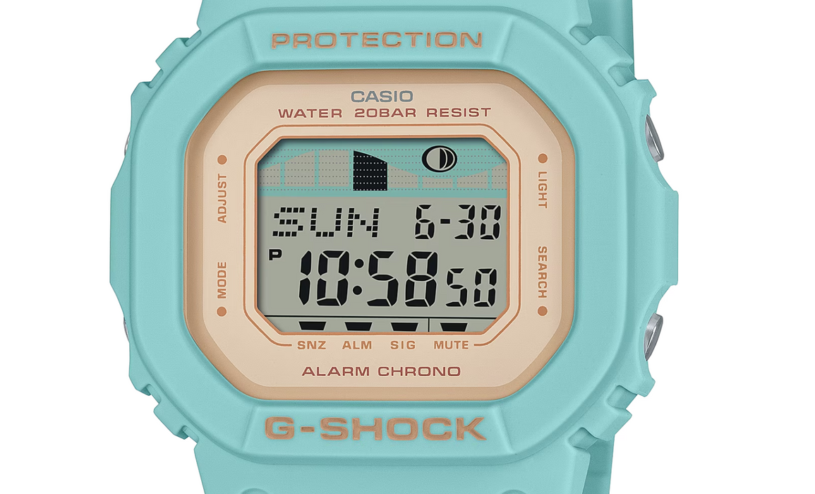 Casio G-Shock G-Lide Digital Aqua Blue Women's Watch GLXS5600-3