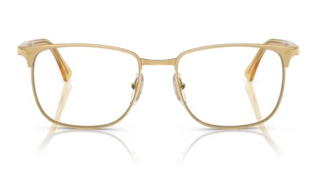 Persol 0PO1021V 1129 Gold - Miele / Clear Square Shape 53mm Unisex Eyeglasses