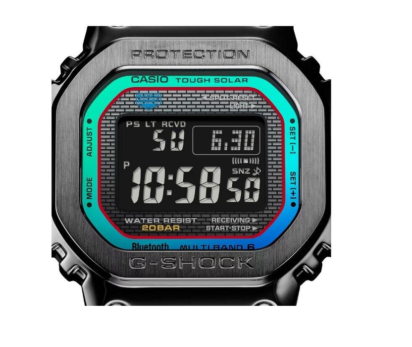 Casio G-Shock Digital Blue Green Stainless Steel Men's Watch GMWB5000BPC-1