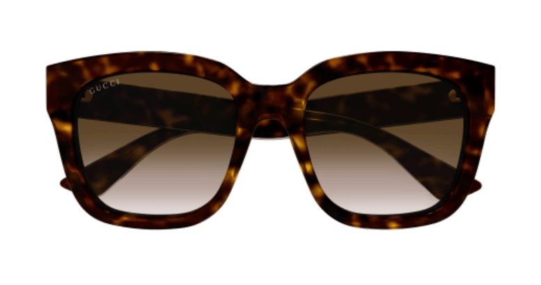 Gucci GG1338S 003 Havana/Brown Oversized Square Women's Sunglasses